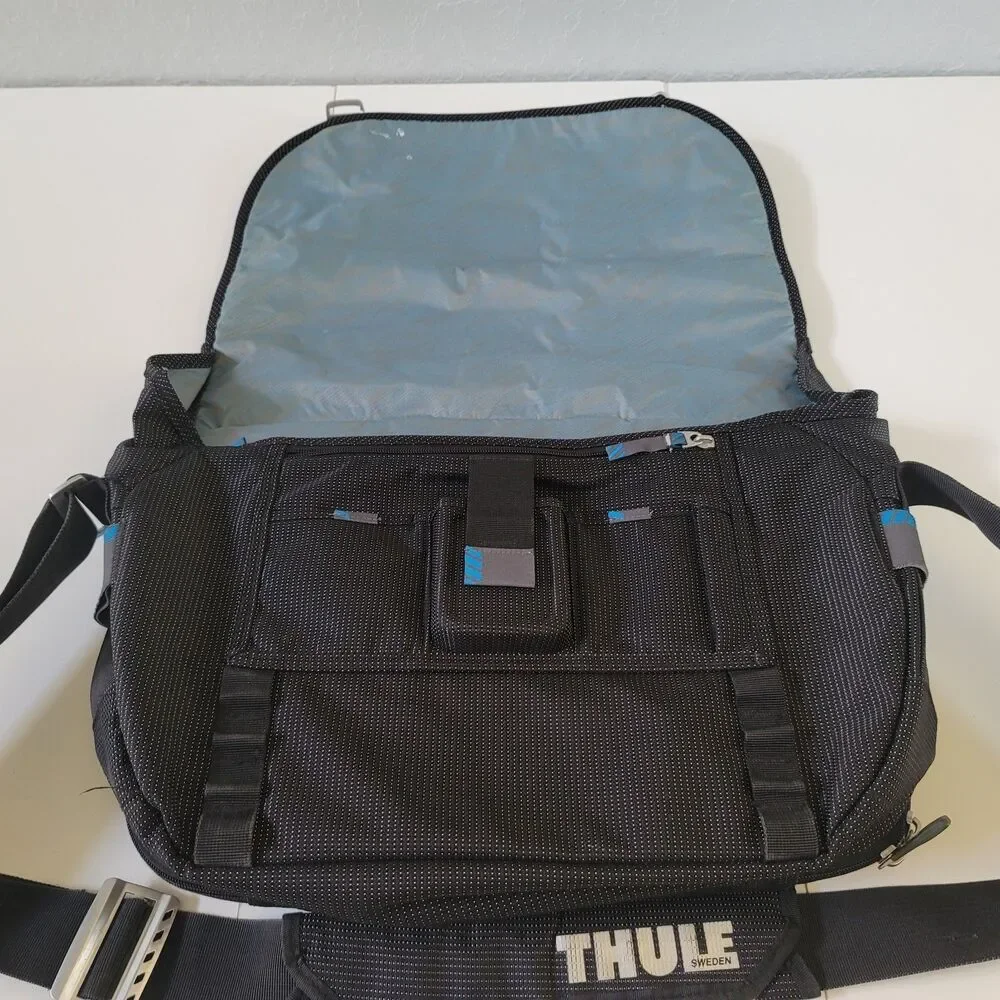 Thule x Messenger Bag Padded Transit Work Crossbody Laptop - Picture 4 of 14